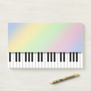 Post-it® Piano Keyboard Fun Rainbow Music
