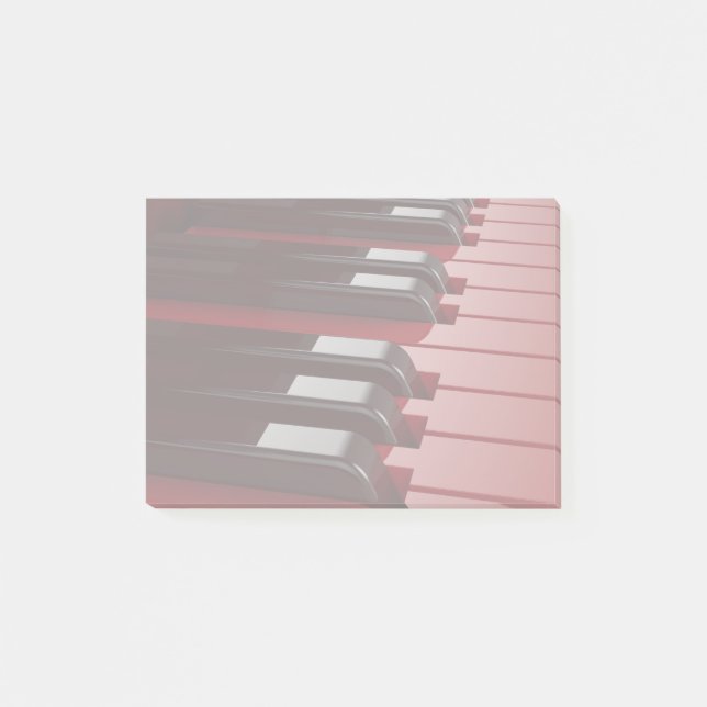 Post-it® Piano rouge (Devant)