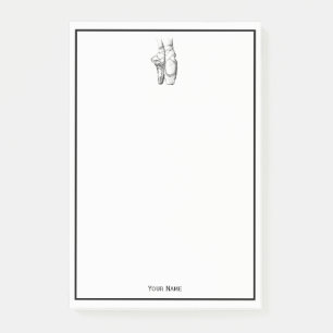 Post-it® Pieds de Ballerina à la pointe #1