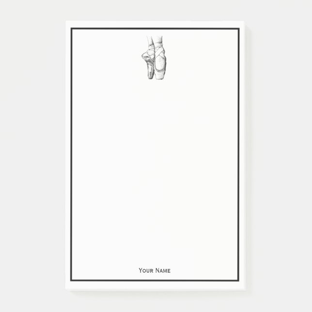 Post-it® Pieds de Ballerina à la pointe #1 (Devant)