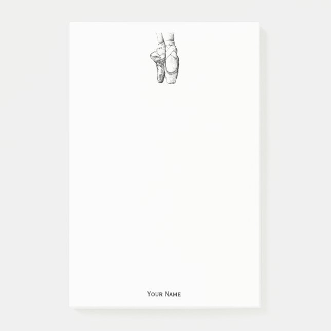 Post-it® Pieds de danseuse sur pointes #1 (Devant)