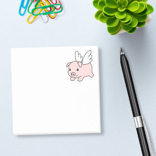Post-it® Pig volant - Piglet avec ailes