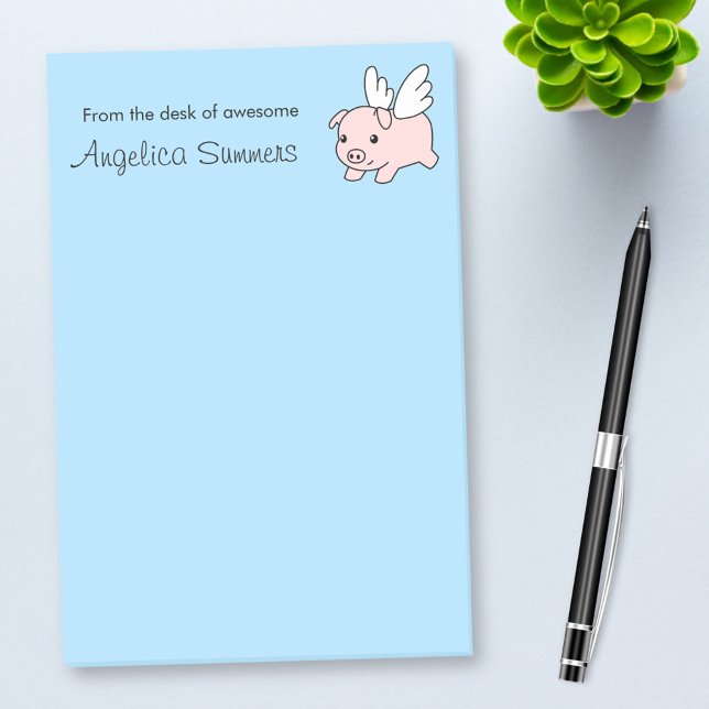 Post-it® Pig volant - Piglet avec ailes (Créateur téléchargé)