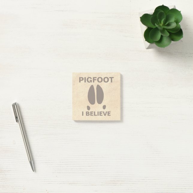 Post-it® Pigfoot - Je crois (Bureau)