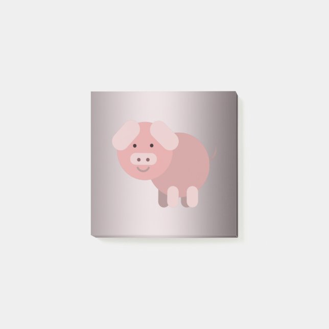 Post-it® Piggy adorable (Devant)