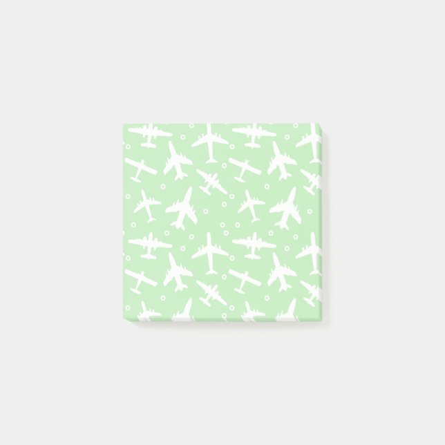 Post-it® Pilote vert et blanc (Devant)