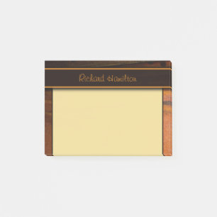 Post-it® Pin Baltique foncé Faux Bois Petites notes Post-it