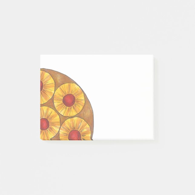 Post-it® Pineappy Cherry Upside Down Cake Post son (Devant)
