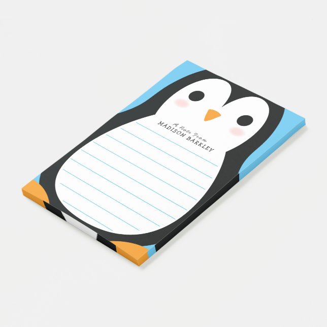 Post-it® Pingouin Cute (Incliné)