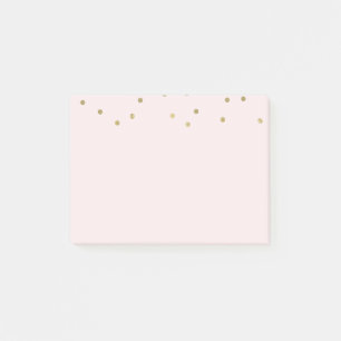 Post-it® Pink Blush Gold Sparkt Confetti
