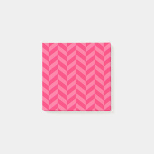 Post-it® Pink Chevron Stylish Sticky Notes pour l'organisat