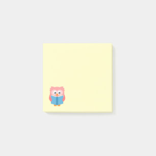 Post-it® Pink cute reading