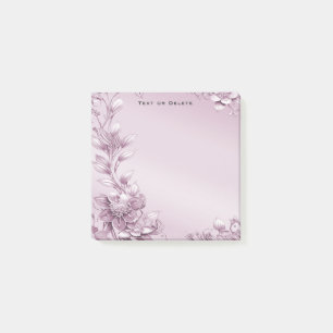 Post-it® Pink Floral Folial Publier ses notes