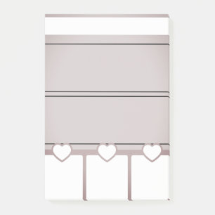 Post-it® Pink Heart Theme Daily Planner Publier sa note