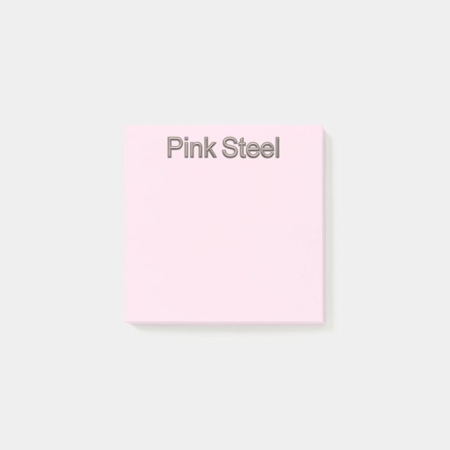 Post-it® Pink Steel Notes pink