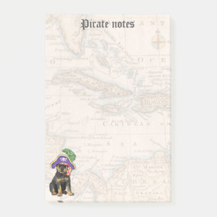 Post-it® Pirate de rottweiler