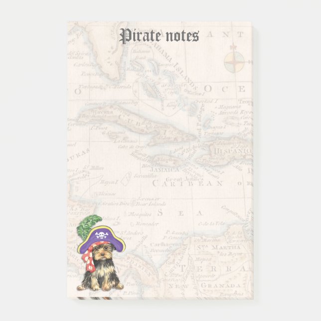 Post-it® Pirate de Yorkie (Devant)