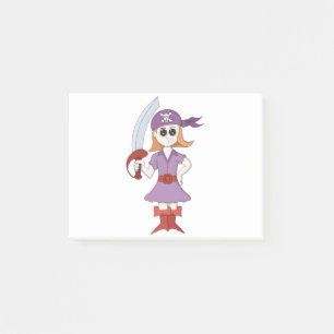 Post-it® Pirate Girl