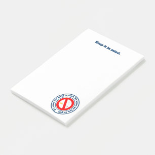 Post-it® Pirate Girl Treasure Map Amusant Anniversaire Fête