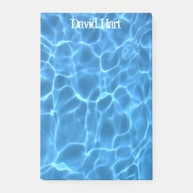 Post-it® Piscine Bleu Aqua (Devant)