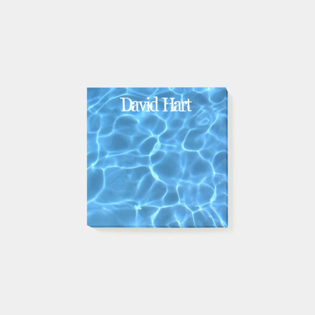 Post-it® Piscine Bleu Aqua (Devant)