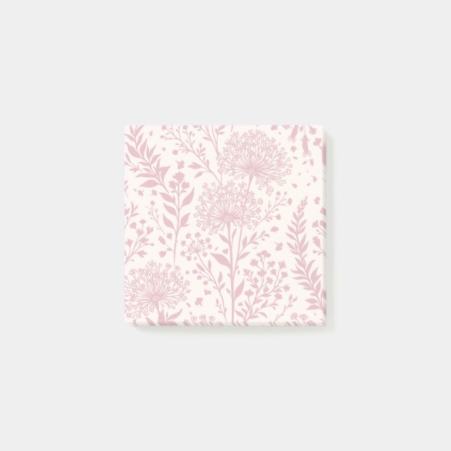 Post-it® Pissenlit doux Rose atténuée - Neutre (Devant)