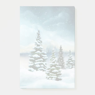 Post-it® Pittoresque Winter Wonderland aquarelle peinture