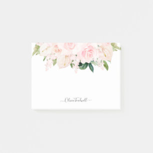 Post-it® PixDezines H2 Blush Anthuriums Rose pivoines