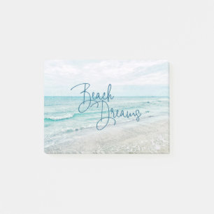 Post-it® Plage Dreams Citation Inspiration Rétro Ocean Wave