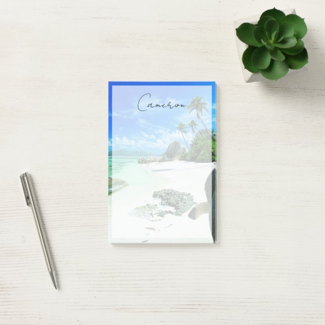 Post-it® Plages tropicales | L'île de La Digue (Bureau)