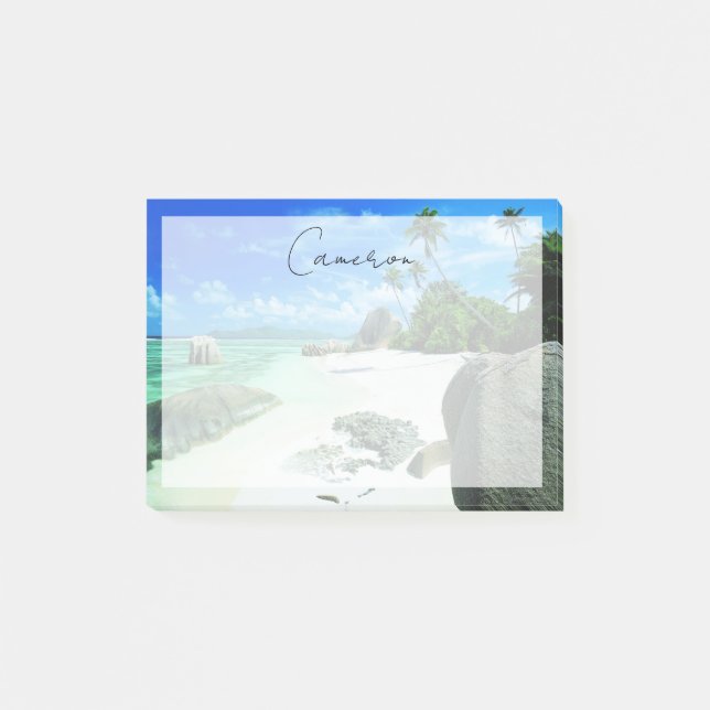 Post-it® Plages tropicales | L'île de La Digue (Devant)