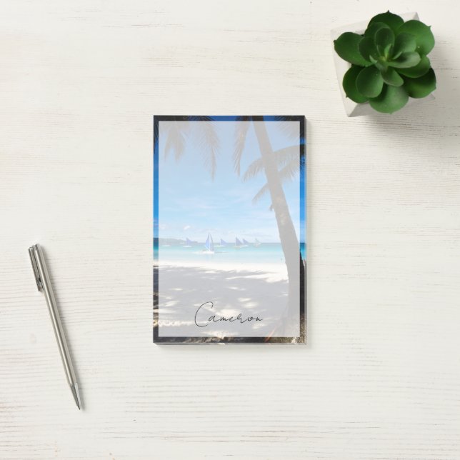 Post-it® Plages tropicales | White Beach Boracay Philippine (Bureau)