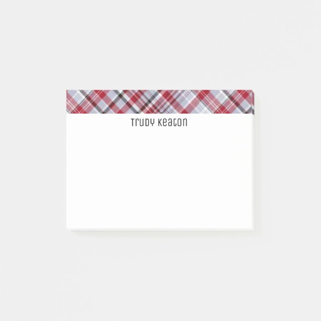 Post-it® Plaid de pluie de Seattle (Devant)