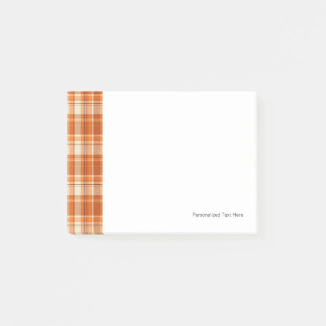 Post-it® Plaid orange (Devant)