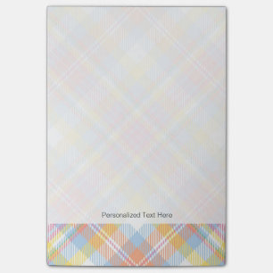 Post-it® Plaid Pastel Stripe