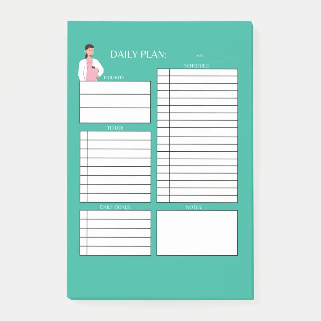 POST-IT® PLAN QUOTIDIEN DOCTORA (Devant)