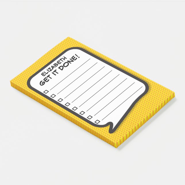 Post-it® Planificateur de liste de tâches à faire de bande  (Incliné)