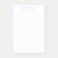 Planificateur de mariage personnalisé avec points 