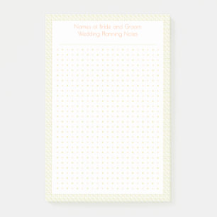 Post-it® Planificateur de mariage personnalisé avec une gri