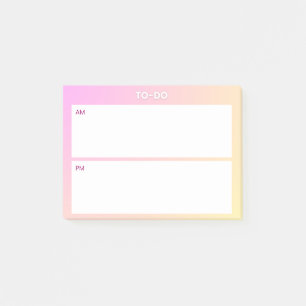 Post-it® Planificateur de notes adhésives AM PM – Concentra