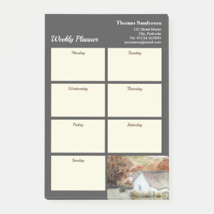 Post-it® Planificateur hebdomadaire Autumn Buttermere Villa