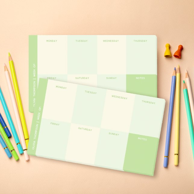 Post-it® Planificateur hebdomadaire écoscolaire (Créateur téléchargé)