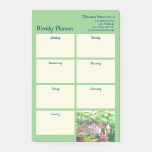 Post-it® Planificateur hebdomadaire Rydal Mount Maison Will
