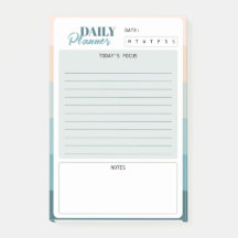 Planificateur quotidien mini Coastal Stripes