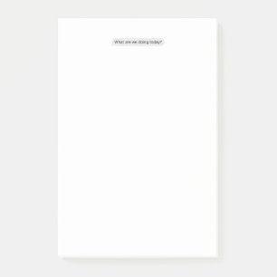 Post-it® Planificateur quotidien "Qu'est-ce qu'on fait aujo