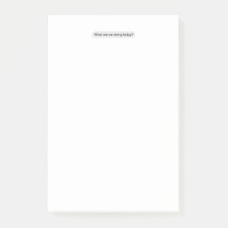 Post-it® Planificateur quotidien "Qu'est-ce qu'on fait aujo