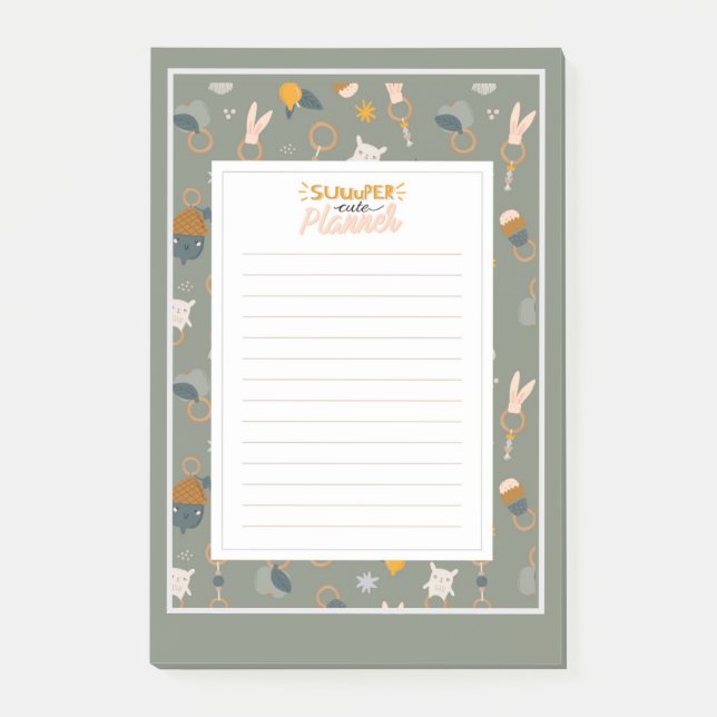 Post-it® Planificateur Super Cute (Devant)