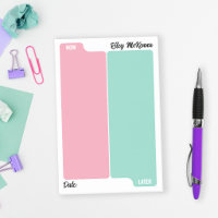 Planification quotidienne Pink Mint Now & Later