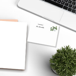 Post-it® Plante D'Aquarelle Design Du Bureau De Sticky