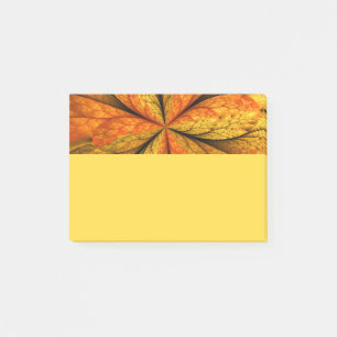 Post-it® Plante d'automne, art abstrait moderne de feuille